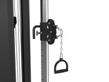 Dual pulley CSX-2500 TOORX - LINEA VERTICAL dotata di due pacchi peso in acciaio da 60 kg. cadauno estendibili a 90 kg