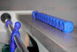 Calciobalilla G500 Rovere Grigio con Aste Rientranti, piano gioco vetro - biliardino Garlando con 50 Palline in omaggio cd.G500GRRCVL.
