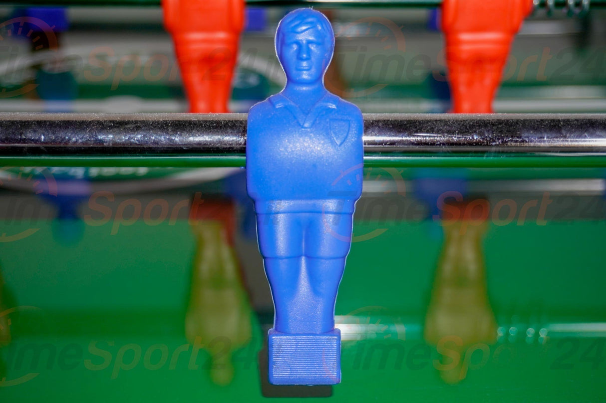 Calciobalilla G500 Rovere Grigio con Aste Rientranti, piano gioco vetro - biliardino Garlando con 50 Palline in omaggio cd.G500GRRCVL.
