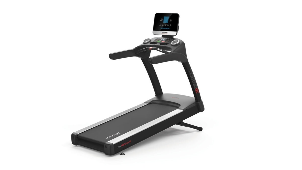 Treadmill Professional Tapis Roulant TRX 8500 EVO App Ready 3.0 Toorx Professionale - Inclinazione Elettrica - Velocità 22,0 Km - Piano Corsa 58 x 156 cm - Utente 160 Kg - Tappeto Elettrico Palestra