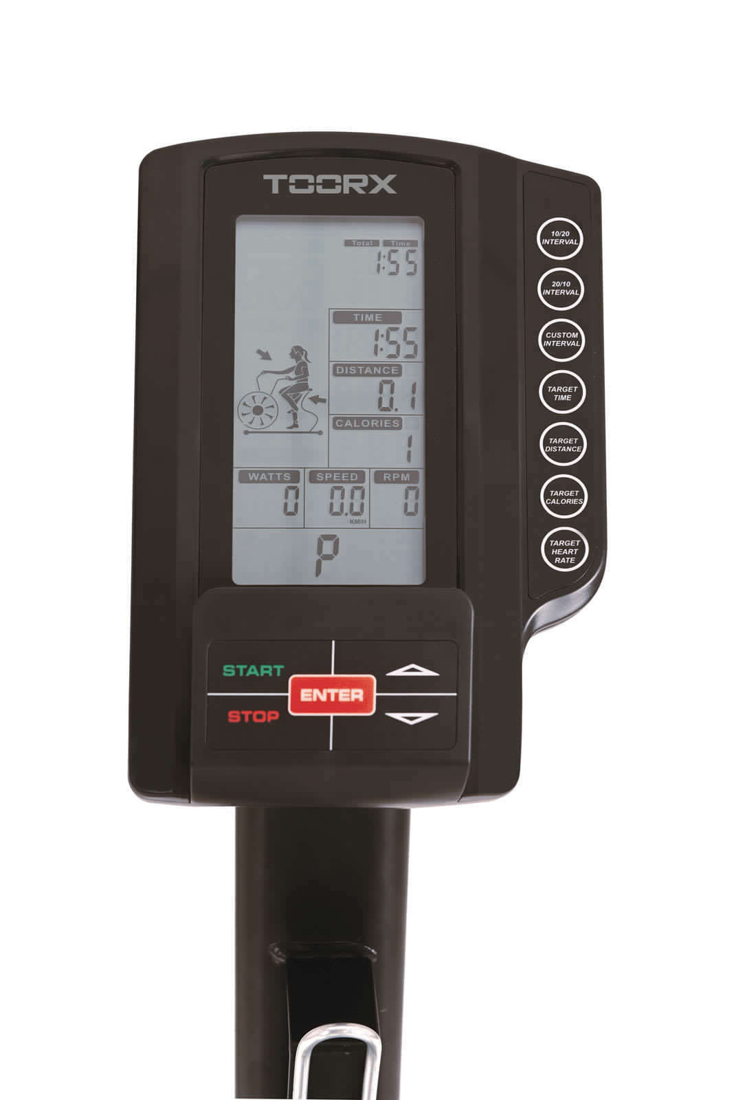 Cyclette BRX AIR CROSS Resistenza ad Aria con Ricevitore Wireless Linea Toorx Professional Line - Utente 150 kg. - cod. BRX-AIR-CROSS