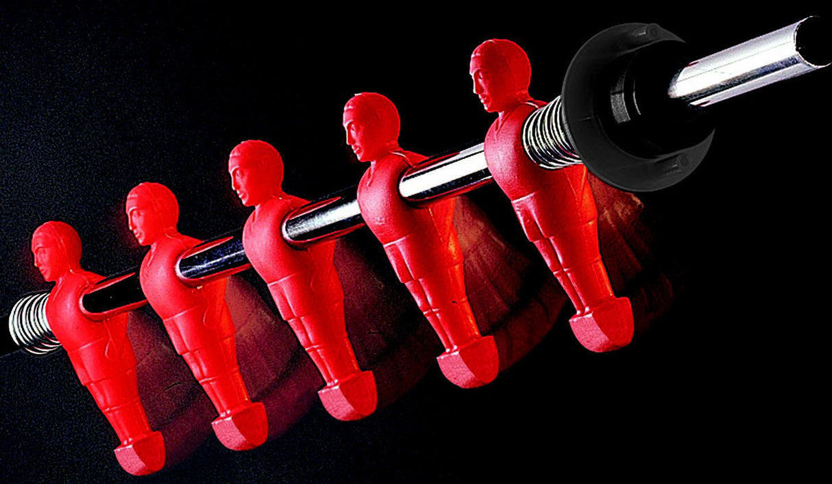 Calciobalilla XXL PURE WHITE 8 Giocatori con Aste rientranti- campo gioco lungo- biliardino Garlando con 50 Palline in Omaggio cd.GXXLBLNO