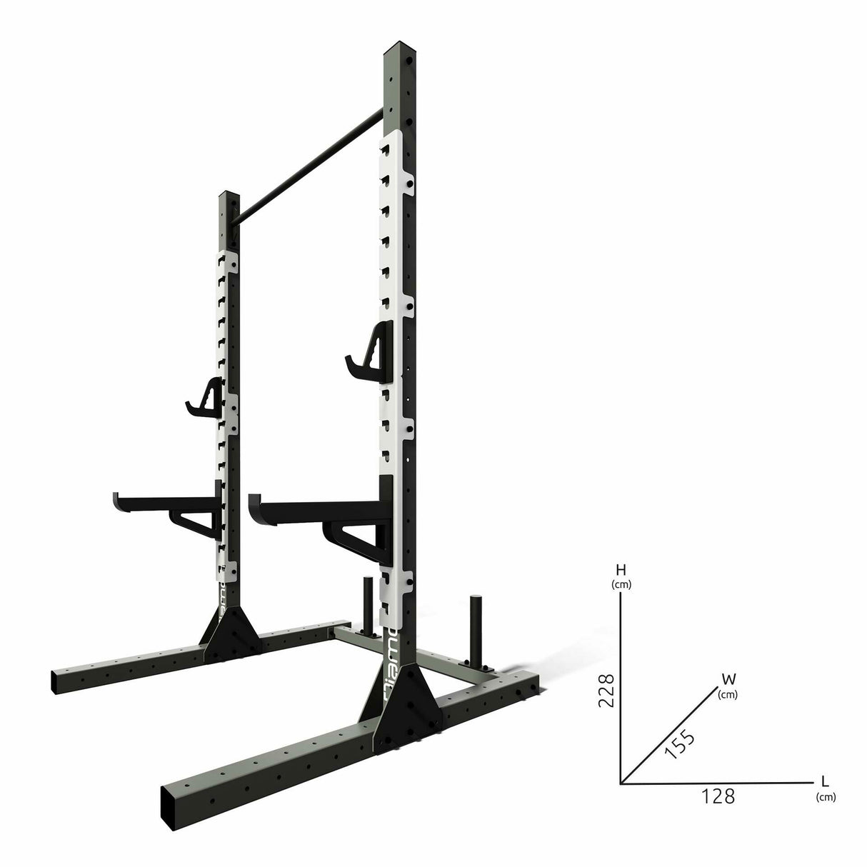 Squat Rack Premium DR-SRP - cm 128x155x228 - Linea Diamond