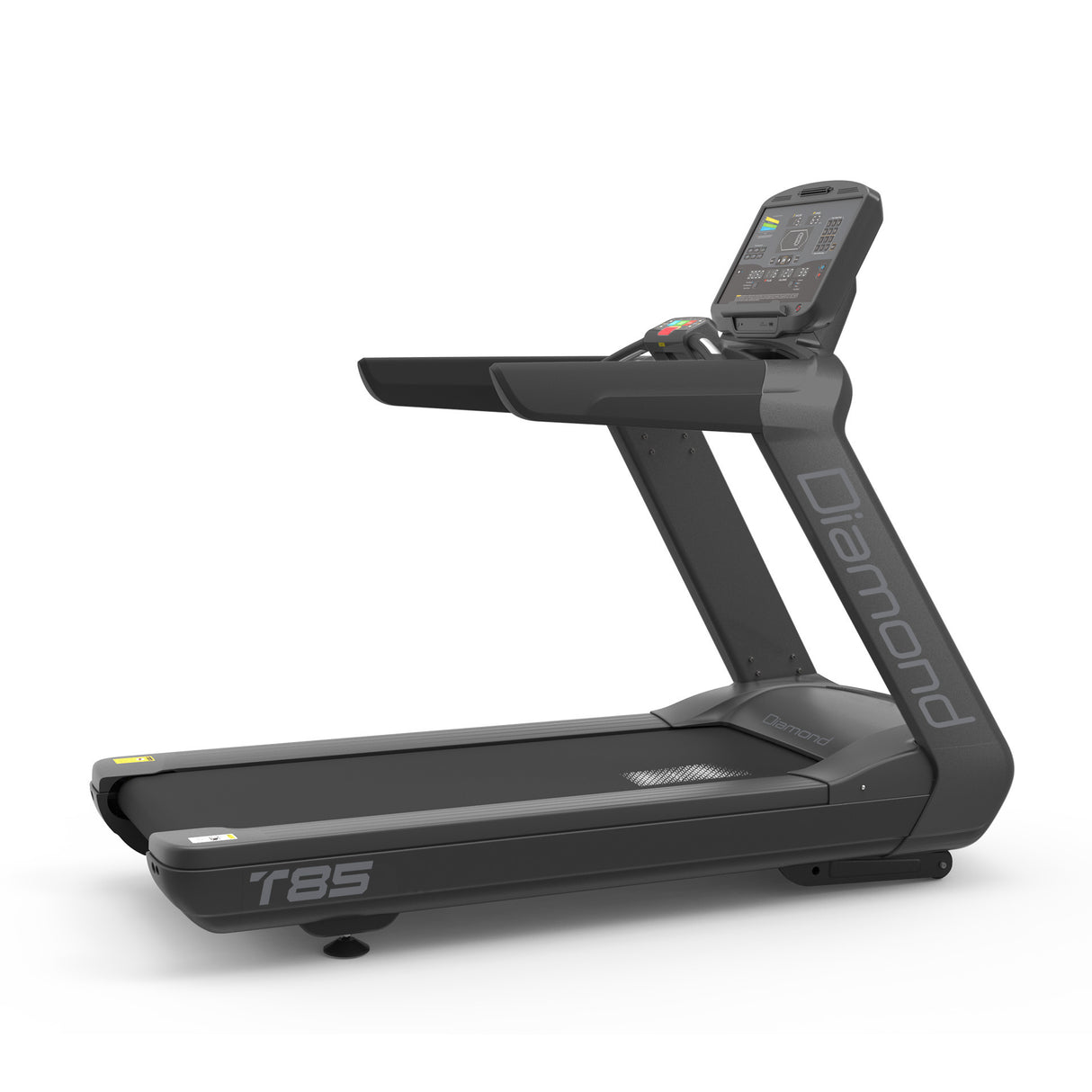 T-85 tapis roulant 7,0-9,0 Hp AC 25 Km/h - 600 x 1570 mm prelubrificato - Inclinazione 21%- fascia BT - Wi Fi + USB per ricarica+Bluetooth per apps Zwift, Kinomap e Fitshow - Linea Diamond professional Cod. T85