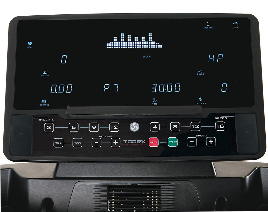Treadmill Professional Tapis Roulant TRX 8500 EVO App Ready 3.0 Toorx Professionale - Inclinazione Elettrica - Velocità 22,0 Km - Piano Corsa 58 x 156 cm - Utente 160 Kg - Tappeto Elettrico Palestra