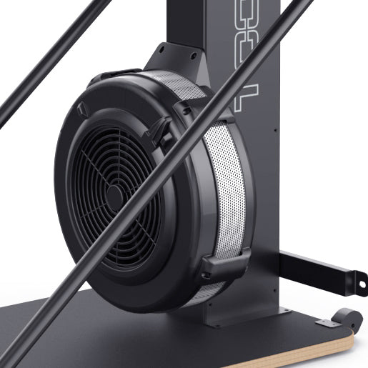 TOORX SKX AIR 5000 - Sistema di frenaggio resistenza ad aria - Regolazione Sforzo su 10 livelli e Console display LCD - Cod. SKX-AIR-5000