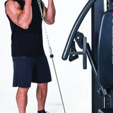Stazione Multifunzione MSX-90 Pacco Pesi 102 kg kg con Doppio Cavo Libero e Pressa Gambe Regolabile Linea Toorx