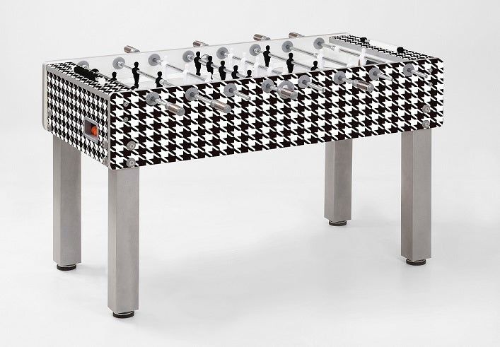 Calciobalilla G500 DESIGN & STYLE CALCIOBALILLA - PIED DE POULE - ASTE RIENTRANTI GARLANDO