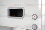 Calciobalilla G 500 Weatherproof bianco con Aste Uscenti- biliardino Garlando con 50 Palline e Copertina Impermeabile in Omaggio