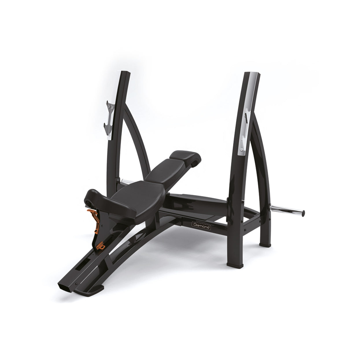 S750 PANCA INCLINATA OLIMPICA - Linea Diamond Strenght - GB750-OLYINCLINE
