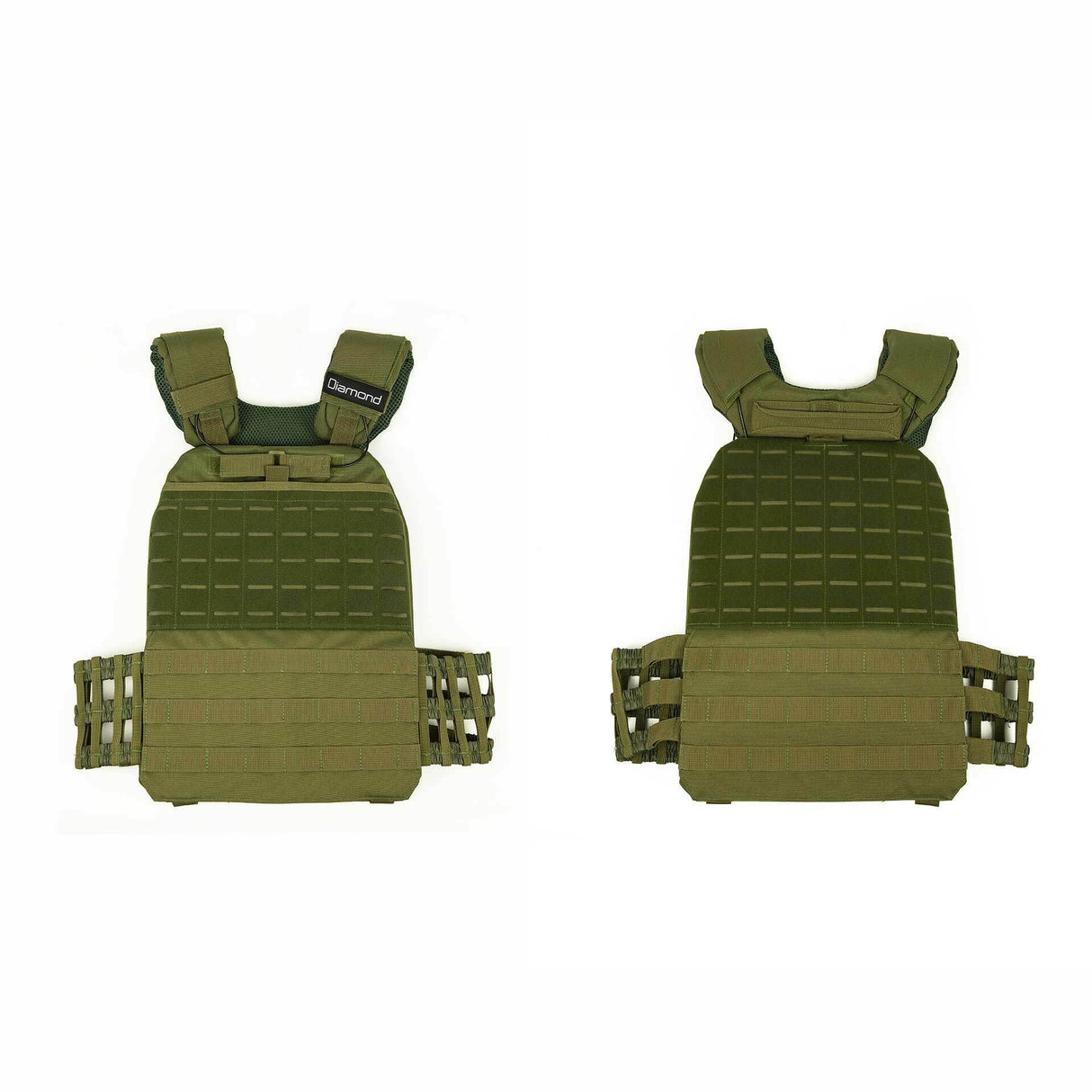 GIUBBOTTO ZAVORRATO TACTICAL 9 KG- 1 PIASTRA DA 4 KG + 2 PIASTRE DA 2 KG - LINEA DIAMOND - Cod. GZT9