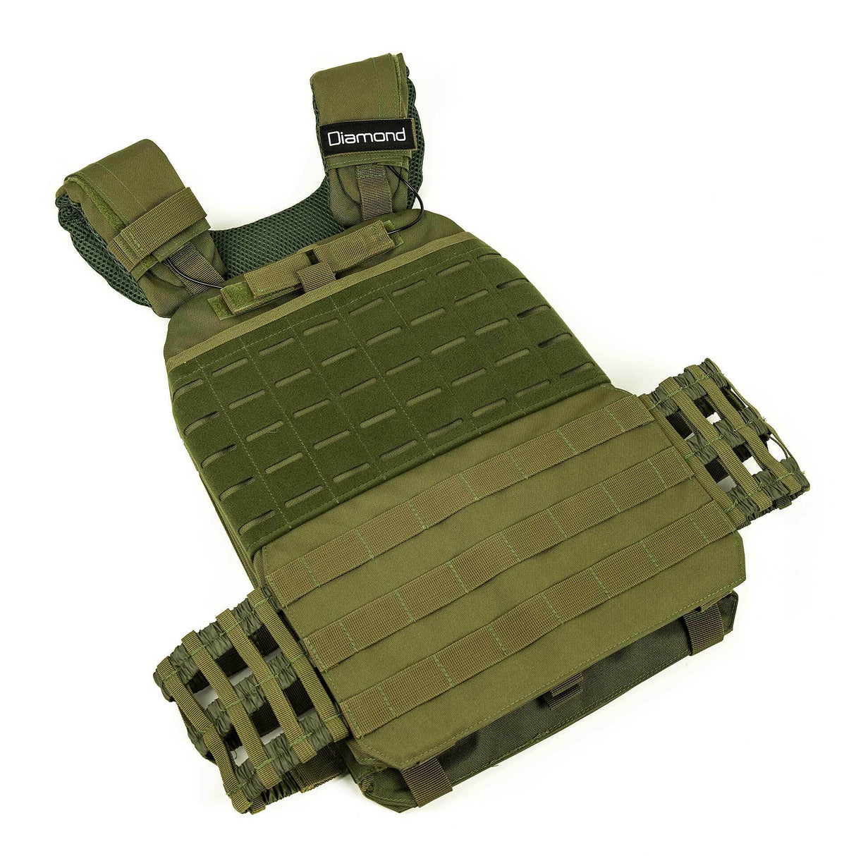 GIUBBOTTO ZAVORRATO TACTICAL 9 KG- 1 PIASTRA DA 4 KG + 2 PIASTRE DA 2 KG - LINEA DIAMOND - Cod. GZT9