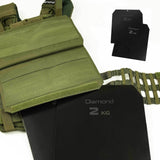 GIUBBOTTO ZAVORRATO TACTICAL 9 KG- 1 PIASTRA DA 4 KG + 2 PIASTRE DA 2 KG - LINEA DIAMOND - Cod. GZT9
