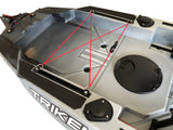 BIG MAMA KAYAK A PEDALI TRIKEN 330 - CANOA MONOPOSTO FISHING + motore elettrico BIXPY K1 Angler PRO Kit Outboard con batteria inclusa PP-768 Wh + Adattatore Hoodoo Pedal Drive