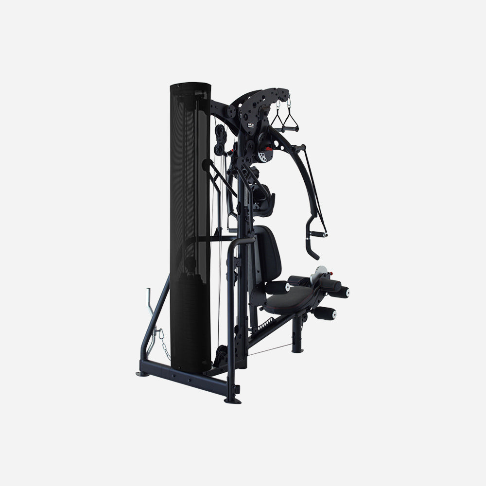 Stazione Multifunzione Multi Gym M3 Full Body cod. M3 Pacco pesi 96 Kg Dimensioni 102 x 186 x 206/214 cm Linea Inspire