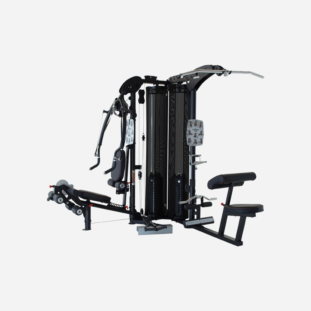 Stazione Multifunzione Multi Gym M5 Full Body cod. M3 Pacco pesi 2 x 96 kg Dimensioni 224 x 239 x 216 cm Linea Inspire