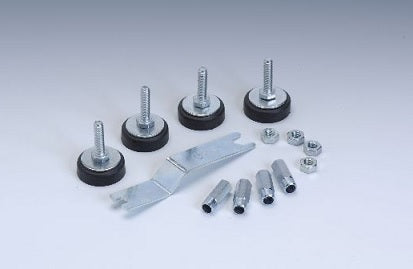 SERIE 4 PIEDINI REGOLABILI PER GAMBE IN LEGNO PER CALCIOBALILLA CON GETTONIERA, G 5000 E FAMILIARE cod. 2A38-200