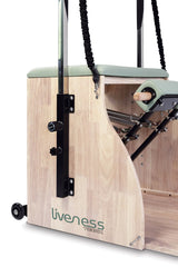 Wunda Chair in legno di quercia naturale - Linea Liveness di Toorx - Cod. PTX-1800G Green Tea