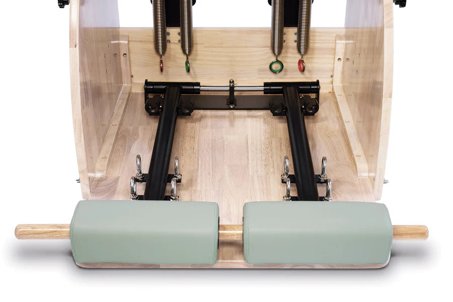 Wunda Chair in legno di quercia naturale - Linea Liveness di Toorx - Cod. PTX-1800G Green Tea