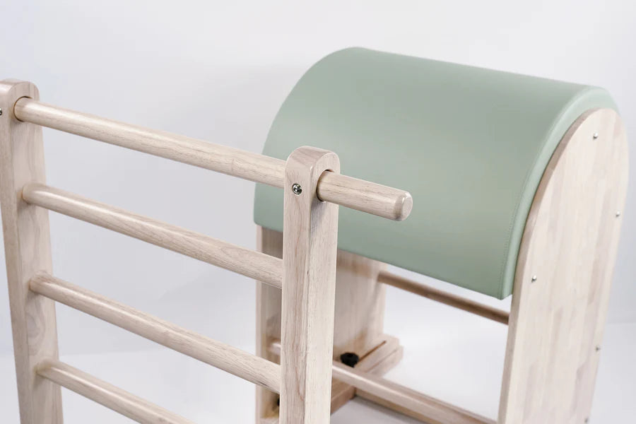 Ladder barrel in legno di quercia naturale - Linea Liveness di Toorx - Cod. PTX-1900G Green Tea