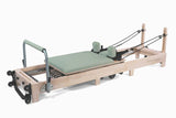 Reformer in legno di quercia naturale pieghevole PTX 3000 Green Tea - Linea Liveness di Toorx - Cod. PTX-3000G