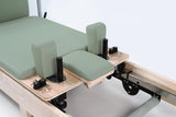 Reformer in legno di quercia naturale pieghevole PTX 3000 Green Tea - Linea Liveness di Toorx - Cod. PTX-3000G