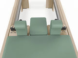 Cadillac Reformer in legno di quercia naturale PTX 6000 Green tea-  linea Lifeness di Toorx- Cod. PTX-6000