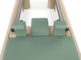 Cadillac Reformer in legno di quercia naturale PTX 6000 Green tea-  linea Lifeness di Toorx- Cod. PTX-6000
