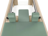Cadillac Reformer in legno di quercia naturale PTX 6000 Green tea-  linea Lifeness di Toorx- Cod. PTX-6000