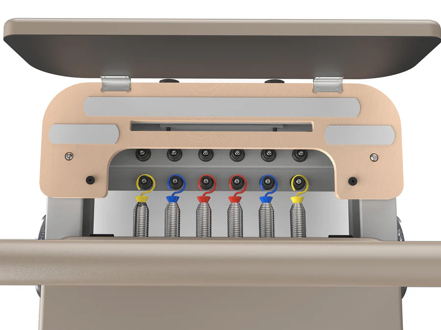 Reformer in Alluminio full track PTX 8000 Moon&Sand-  linea Lifeness di Toorx- Cod. PTX-8000MS