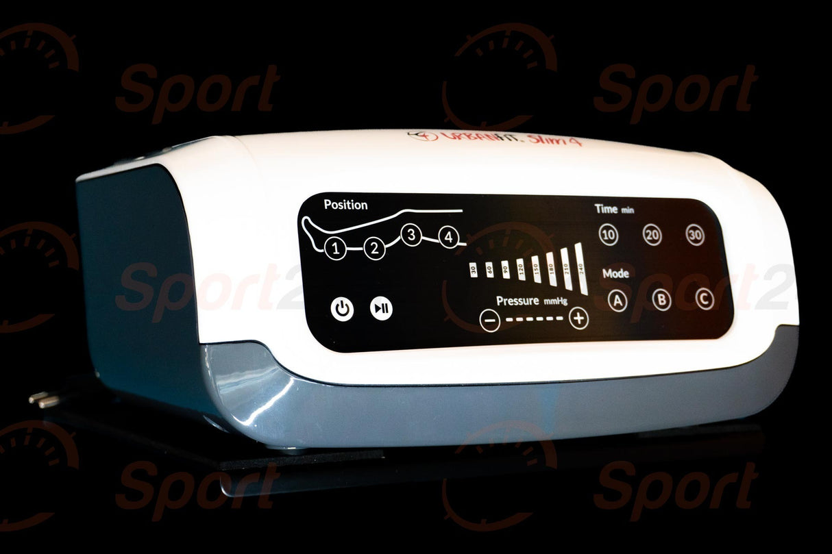 Slim 4 Urban Fit Apparecchio Pressoterapia Con 3 Programmi + 2 Gambali + Fascia Addominali/glutei + Con Telecomando ( Pack 2)