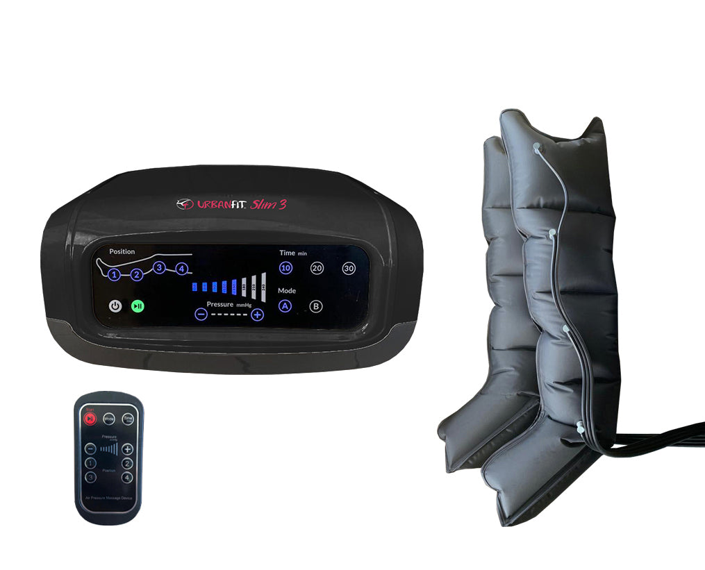 macchinario pressomassaggio Slim 3 Apparecchio Pressoterapia Con 2 Programmi + 2 Gambali + Con Telecomando (pack 1) Linea Urban Fit