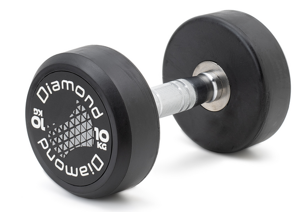 MANUBRIO TONDO PRO BLACK - 2 KG- LINEA DIAMOND - MGTD2-PN