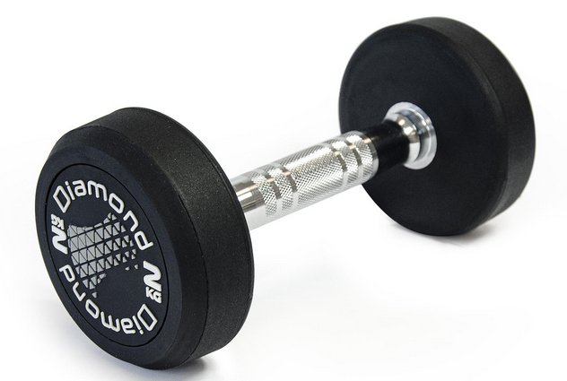 MANUBRIO TONDO PRO BLACK - 2 KG- LINEA DIAMOND - MGTD2-PN