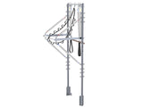 Tower + extension pad colore nero per PTX 8000 e PTX 7400 - Linea Liveness di Toorx - Cod. TOWER+PTXA