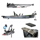 BIG MAMA KAYAK A PEDALI TRIKEN 380 + Motore Watersnake Stealth SW 54 lb /48" 12V + gruppo pedali