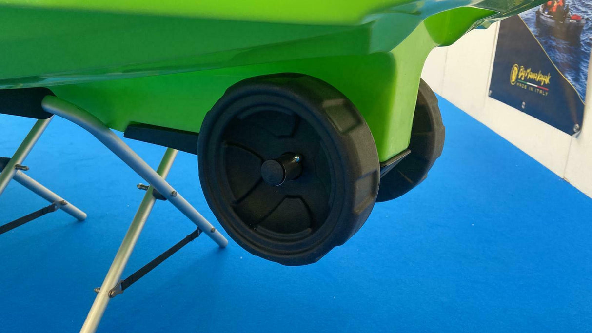 MOJITO BIG MAMA KAYAK, CANOA 2 + 1 Posti, 380 Cm + 2 Gavoni + 2 ruote integrate + 2 Seggiolini (PACK 2)