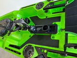 BIG MAMA KAYAK A PEDALI TRIKEN 380 + GARMIN STRIKER VIVID 7CV ECOSCANDAGLIO + TRASDUTTORE + kit braccetto display