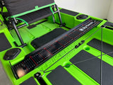 BIG MAMA KAYAK A PEDALI TRIKEN 380 + GARMIN STRIKER VIVID 7CV ECOSCANDAGLIO + TRASDUTTORE + kit braccetto display