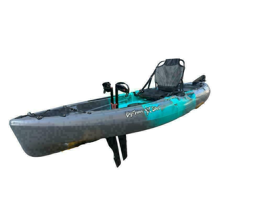 Kayak componibile rigido a pedali con pinne BIG MAMA START S300 family 2 posti + 2 pagaie + 2 sedili + 2 pedali