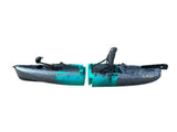Kayak componibile rigido a pedali con pinne BIG MAMA START S300 family 2 posti + 2 pagaie + 2 sedili + 2 pedali