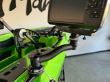 BIG MAMA KAYAK A PEDALI TRIKEN 380 + GARMIN STRIKER VIVID 7SV ECOSCANDAGLIO + TRASDUTTORE + kit braccetto display