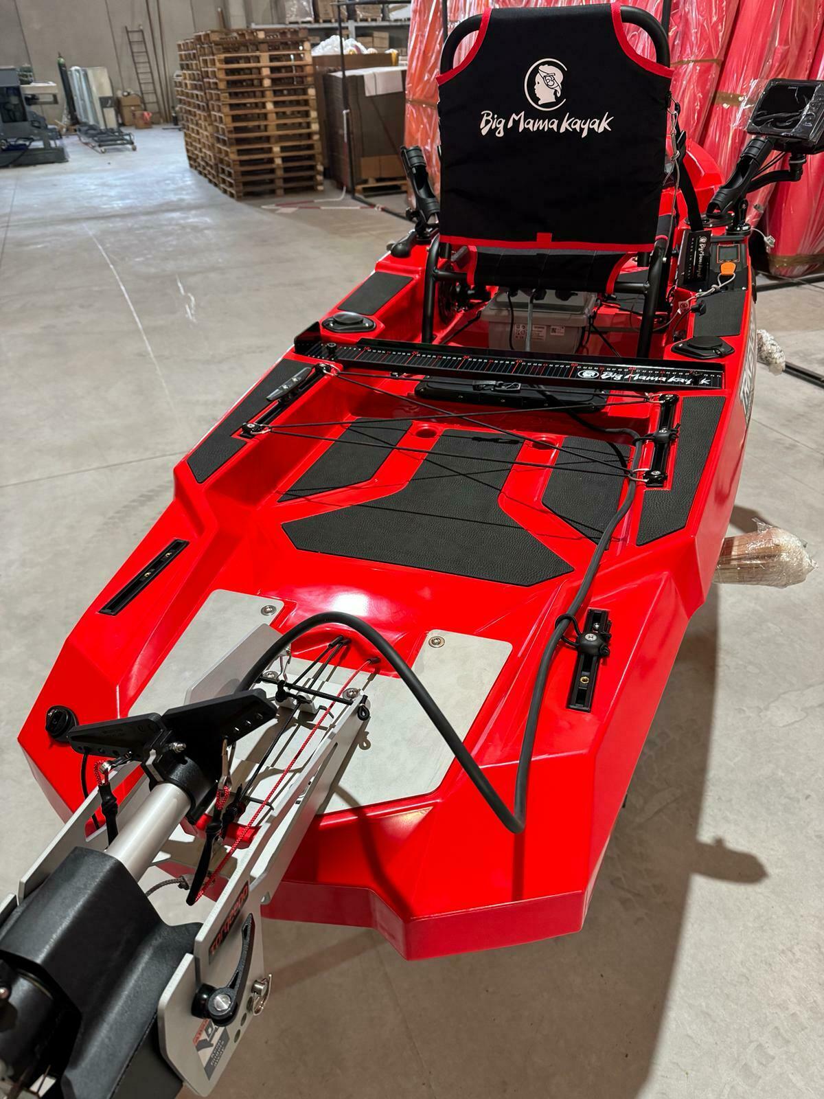 BIG MAMA KAYAK A PEDALI TRIKEN 380 + Motore Torqeedo 403AC + pistra inox + gruppo pedali