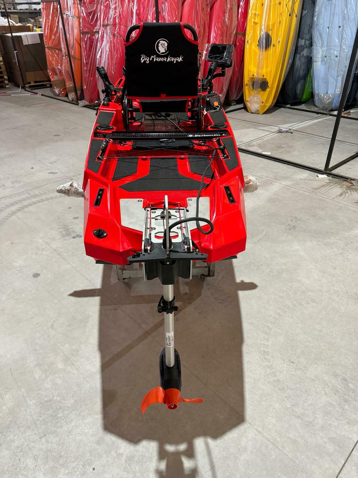 BIG MAMA KAYAK A PEDALI TRIKEN 380 + Motore Torqeedo 403AC + pistra inox + gruppo pedali