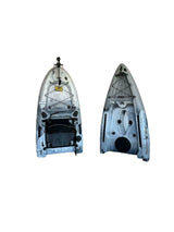 Kayak componibile rigido a pedali con pinne BIG MAMA START S300 family 2 posti + 2 pagaie + 2 sedili + 2 pedali