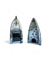 Kayak componibile rigido a pedali con pinne BIG MAMA START S300 family 2 posti + 2 pagaie + 2 sedili + 2 pedali