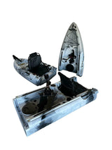 Kayak componibile rigido a pedali con pinne BIG MAMA START S300 family 2 posti + 2 pagaie + 2 sedili + 2 pedali