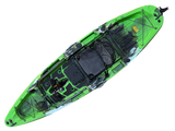 Big Mama S500 fishing con 5 portacanne, modello divisibile, pedali, sedile e timone
