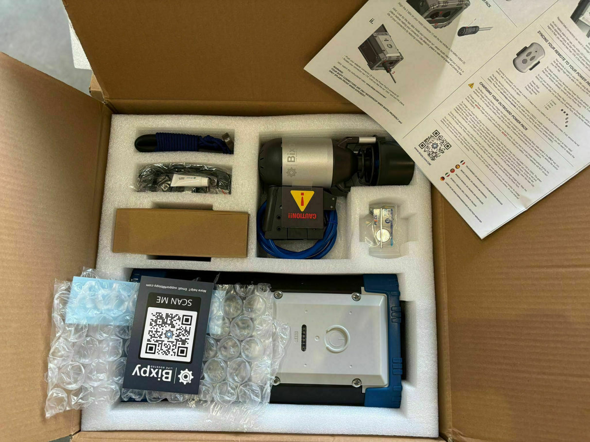 motore elettrico per kayak Bixpy K1 Angler PRO Kit Outboard con batteria inclusa PP-768 Wh + Adattatore Triken Hoodoo Pedal Drive