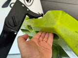 Kayak fishing a Pedali divisibile Big Mama Triken 330 Live S, con ruote e vasca del vivo - SCAFO GRIGIO NERO, gavone VERDE